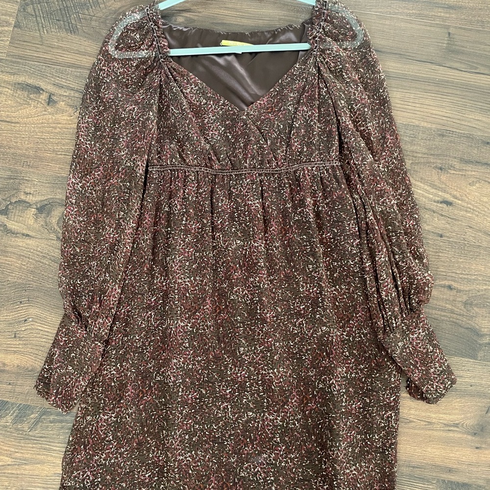 Gianni Bini Multicolor Long Sleeve Dress